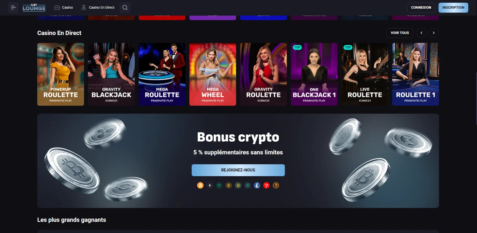 Extrait où se trouve nommé le jeu retenu par SlotLounge